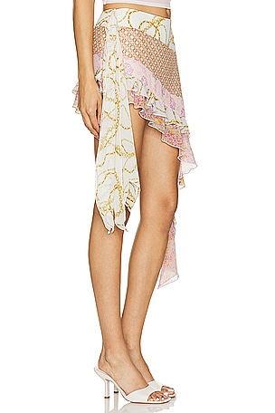 MAJORELLE Carrie Mini Skirt in Pink