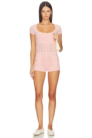 Fenella Short Sleeve Romper MAJORELLE