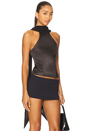 MAJORELLE Tamera Top in Black