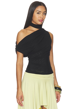 MAJORELLE Isolde Top in Black