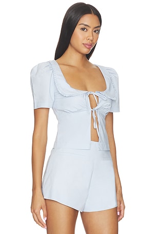 MAJORELLE Robby Top in Baby Blue