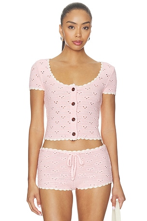 Bernadette Short Sleeve Top MAJORELLE