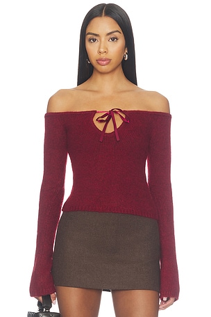 Eve Off Shoulder Top MAJORELLE