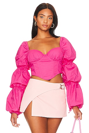 Tawny Corset Top MAJORELLE