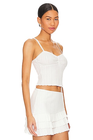 MAJORELLE Ines Top in White