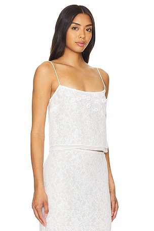 MAJORELLE Heather Tank in White