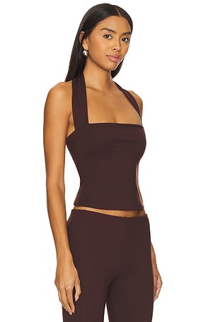 MAJORELLE Royce Top in Chocolate