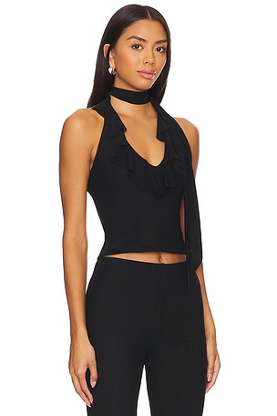 MAJORELLE Clara Top in Black