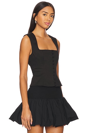 MAJORELLE Lulu Top in Black
