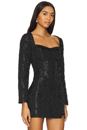MAJORELLE Robin Top in Black
