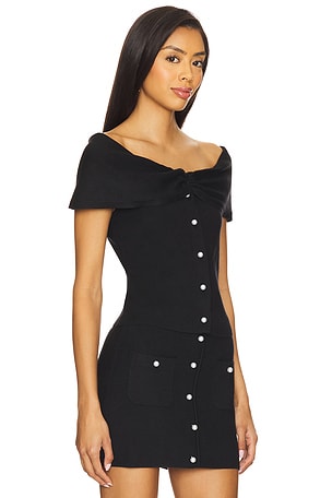 MAJORELLE Ramonda Top en Noir