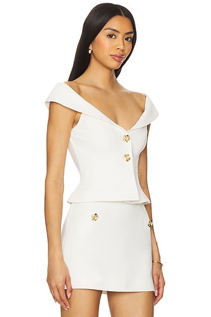 MAJORELLE Brooke Top in Ivory