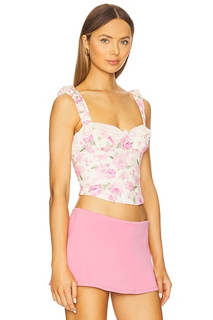 MAJORELLE Priscilla Top in Pink