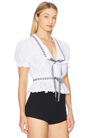 MAJORELLE Graciela Top in White