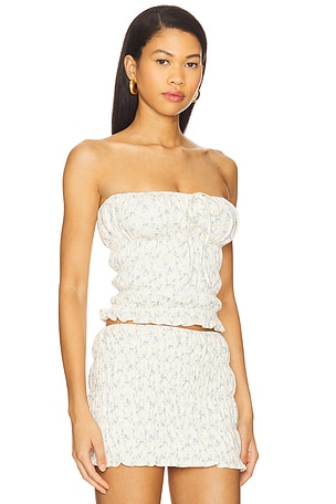 MAJORELLE Addie Top in White