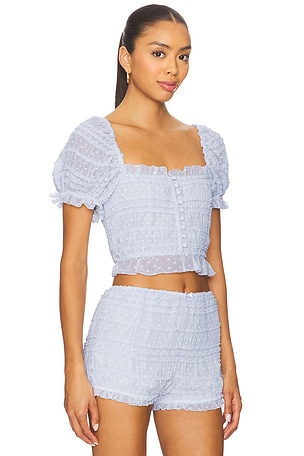 MAJORELLE Olivia Top in Baby Blue