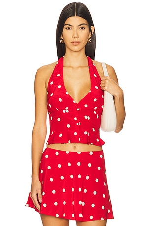 Deanna Halter Top MAJORELLE