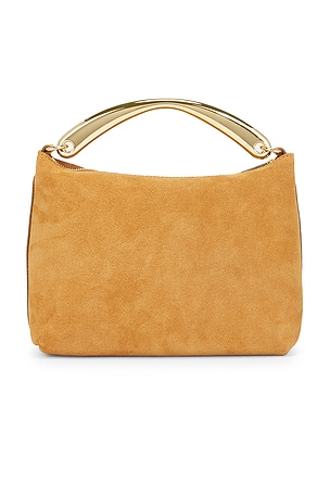 Mansur Gavriel Metal Hangle Hera Bag in Tan