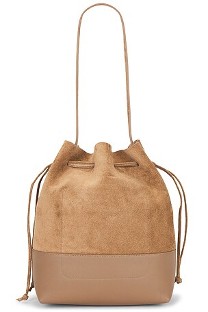 Mansur Gavriel Cabas Bucket Bag in Tan