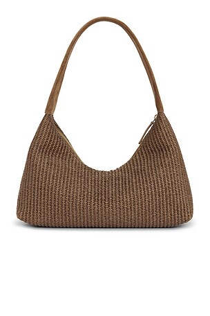 Mansur Gavriel Candy Baguette Shoulder Bag in Brown