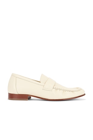 Ruched Loafer Mansur Gavriel