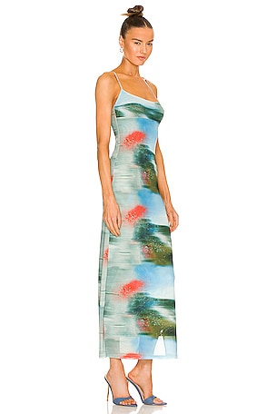 Miaou Thais Dress in Abstract