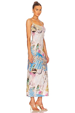 Miaou x Paloma Elsesser Thais Dress in White. Size XS. Also