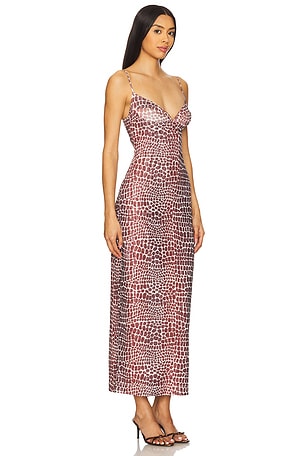 Miaou Florence Dress in Brown