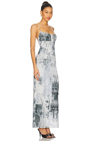 Miaou x REVOLVE Thais Dress in Grey