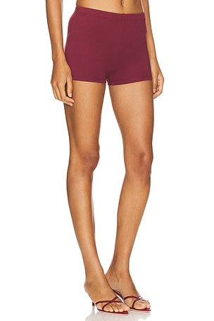 Miaou x REVOLVE Booty Short in Burgundy