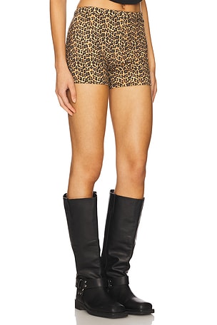 Miaou Booty Shorts in Brown