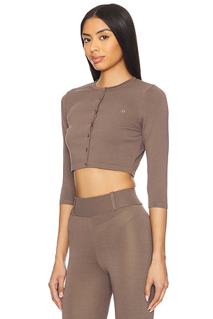 Miaou Frida Cardigan in Taupe