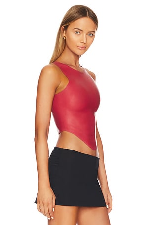 Miaou Jinx Top in Red