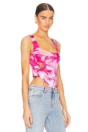 Miaou Campbell Corset in Pink