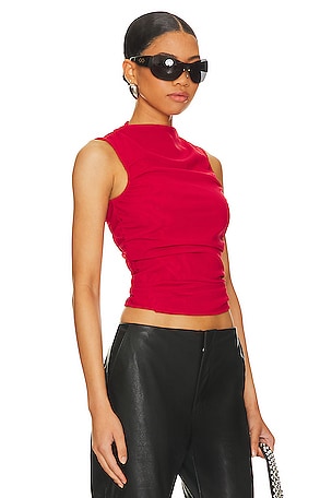 Miaou Cam Top in Red