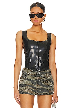 ROXANNE CORSET TOP — Understated Leather