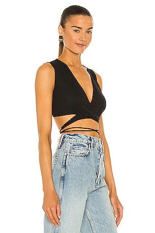 Miaou Rowan Top in Black