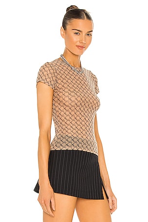 Miaou x REVOLVE Baby Tee in Nude