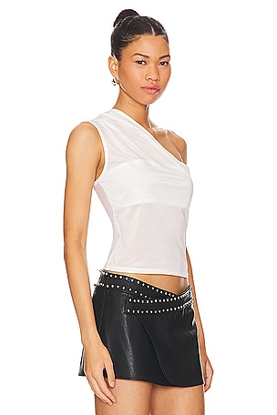 Miaou Jade Tank in White