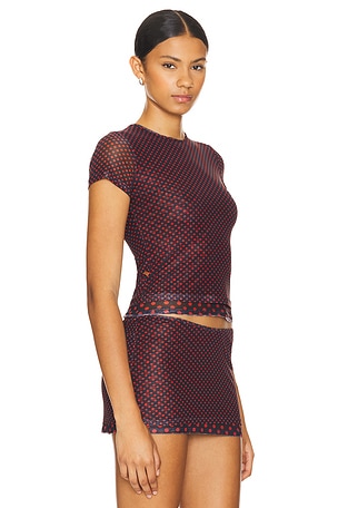 Miaou Mini Tee in Black