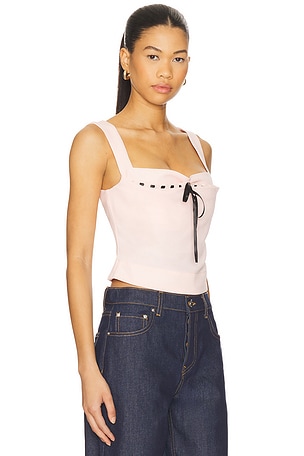 Miaou Laced Imogene Corset in Rose