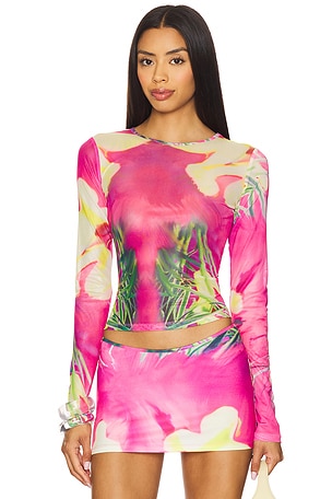 x REVOLVE Long Sleeve Tee Miaou