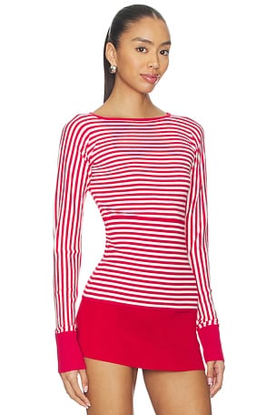 Miaou Odessa Top in Red