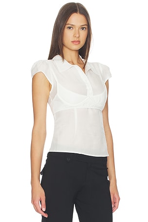 Miaou Hudson Top in White