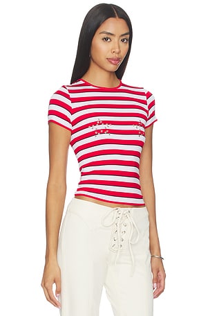 Miaou Mini Tee in Red