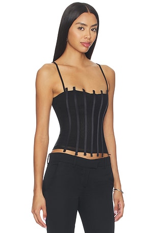 Miaou Lila Corset in Black