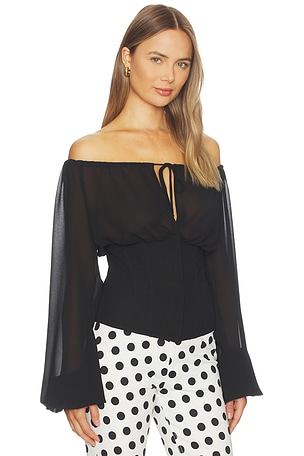 Miaou Solene Top in Black