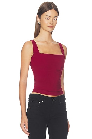 Miaou Luna Top in Red