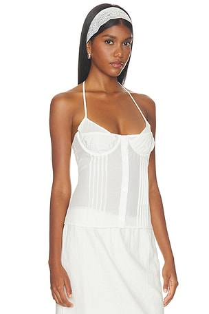 Miaou Cassandra Top in White