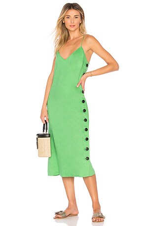 mara hoffman green dress Mara Hoffman Edmonia Dress - Lime Green